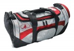 Large Rolling Duffel Black / Red
